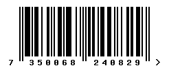 upc 7350068240829 barcode image