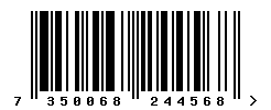 upc 7350068244568 barcode image