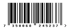 7350068245237 barcode