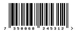 7350068245312 barcode