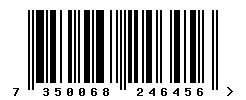 upc 7350068246456 barcode image