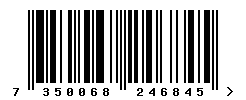 upc 7350068246845 barcode image