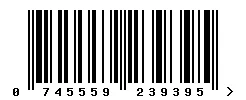 EAN barcode 745559239395