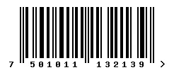 7501011132139 barcode