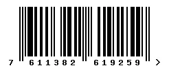 7611382619259 barcode