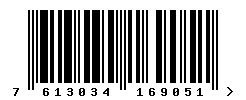 EAN barcode number 7613034169051