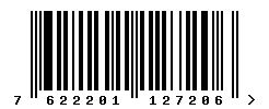 EAN barcode 7622201127206