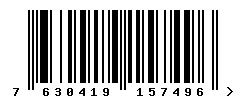 EAN 7630419157496 barcode image