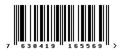 EAN barcode 7630419165569