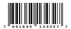 upc 7891645134327 barcode image