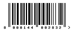 upc 8000144002832 barcode image