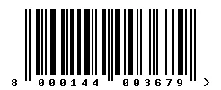 8000144003679 barcode
