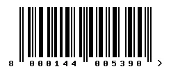 8000144005390 barcode