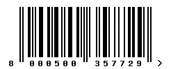 EAN 8000500357729 barcode image
