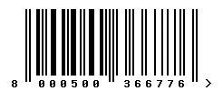 EAN 8000500366776 barcode image