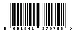 8001841370798 barcode