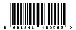 8001841480565 barcode