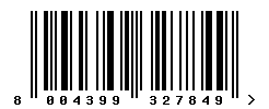 upc 8004399327849 barcode image