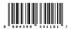 upc 8004399331181 barcode image