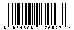 upc 8004698176377 barcode image