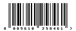 upc 8005610258461 barcode image