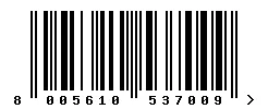 8005610537009 barcode