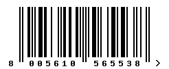 upc 8005610565538 barcode image