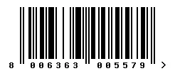 EAN 8006363005579 barcode image