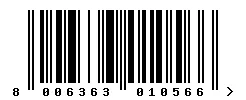 EAN 8006363010566 barcode image