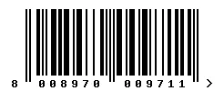 EAN barcode 8008970009711