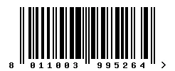 EAN 8011003995264 barcode image