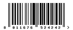 8011676524242 barcode
