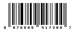 upc 8076809517300 barcode image