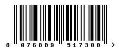 EAN barcode 8076809517300