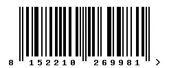 8152210269981 barcode