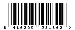 EAN barcode 8410225531302