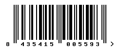 EAN barcode 8435415005593