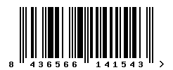EAN barcode number 8436566141543