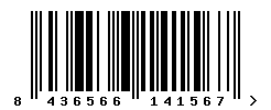 upc 8436566141567 barcode image