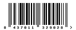EAN barcode 8437011329028
