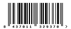 EAN 8437011329370 barcode image