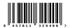EAN barcode 8437011329400