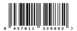 EAN barcode 8437011329882