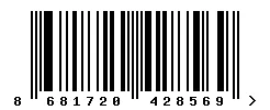 EAN barcode 8681720428569