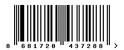 EAN barcode 8681720437288