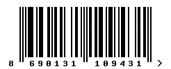 EAN barcode 8690131109431