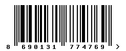 EAN barcode 8690131774769