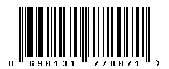 EAN barcode 8690131778071