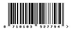EAN barcode number 8710103527794