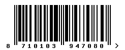 upc 8710103947080 barcode image